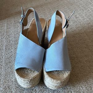 Never-Worn Marc Fisher Light Blue Wedges